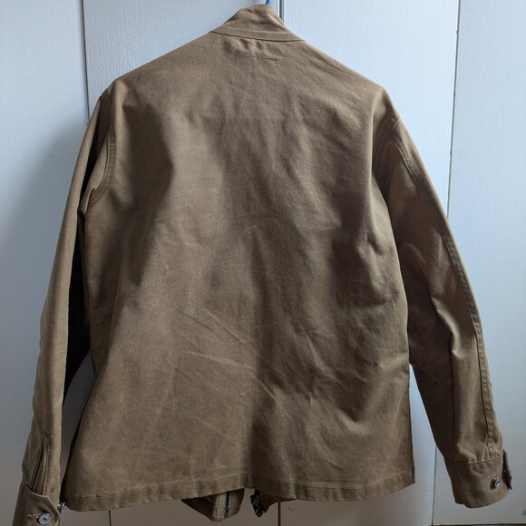 Gustin Field Jacket in Waxed Brown XL - Picture 4 of 4
